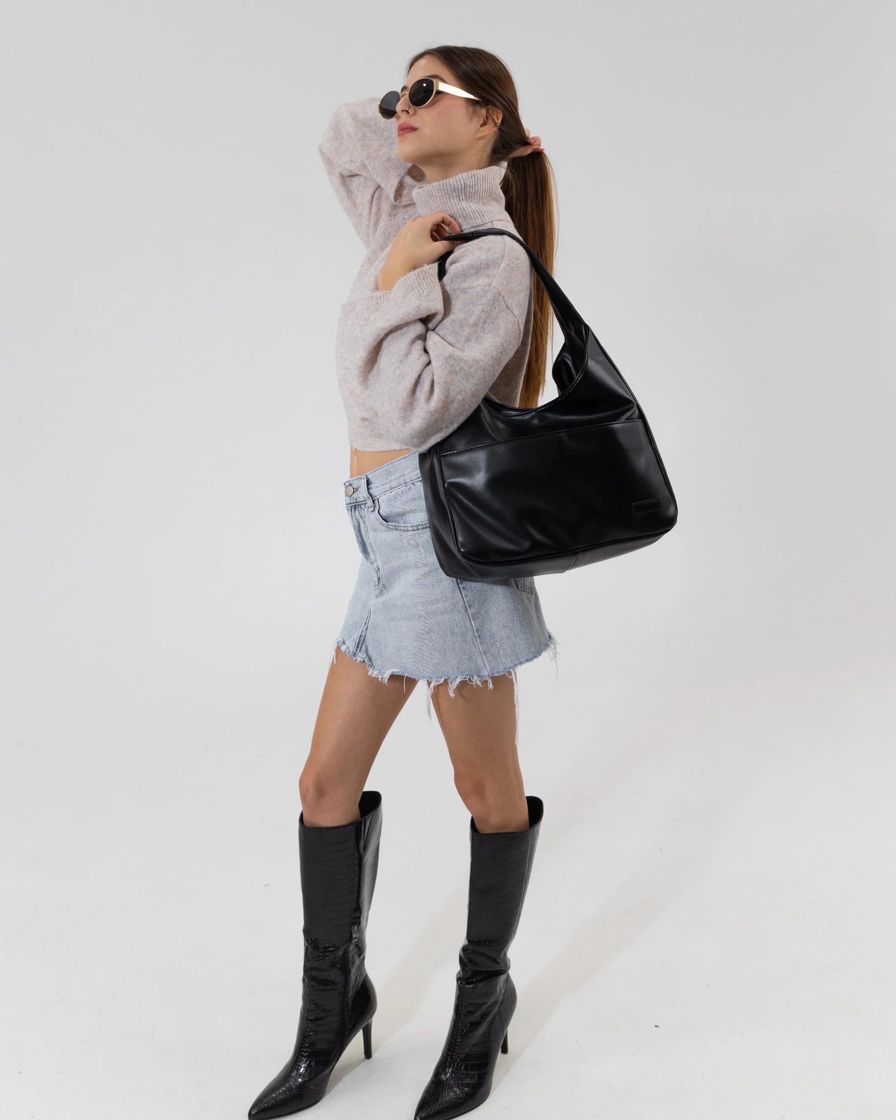 Premium PU Leather Tote Bag – Stylish, Spacious, and Durable