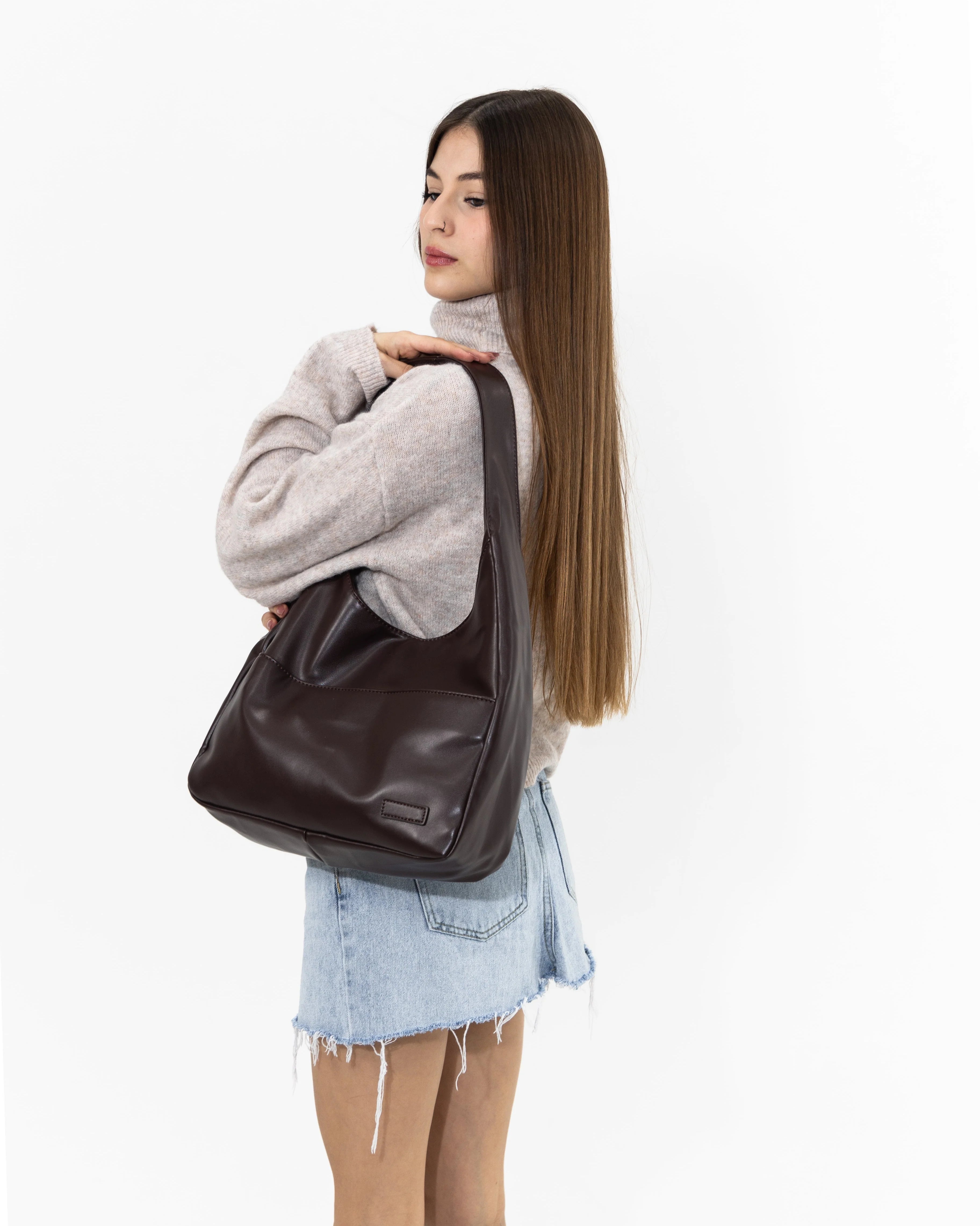 Premium PU Leather Tote Bag – Stylish, Spacious, and Durable