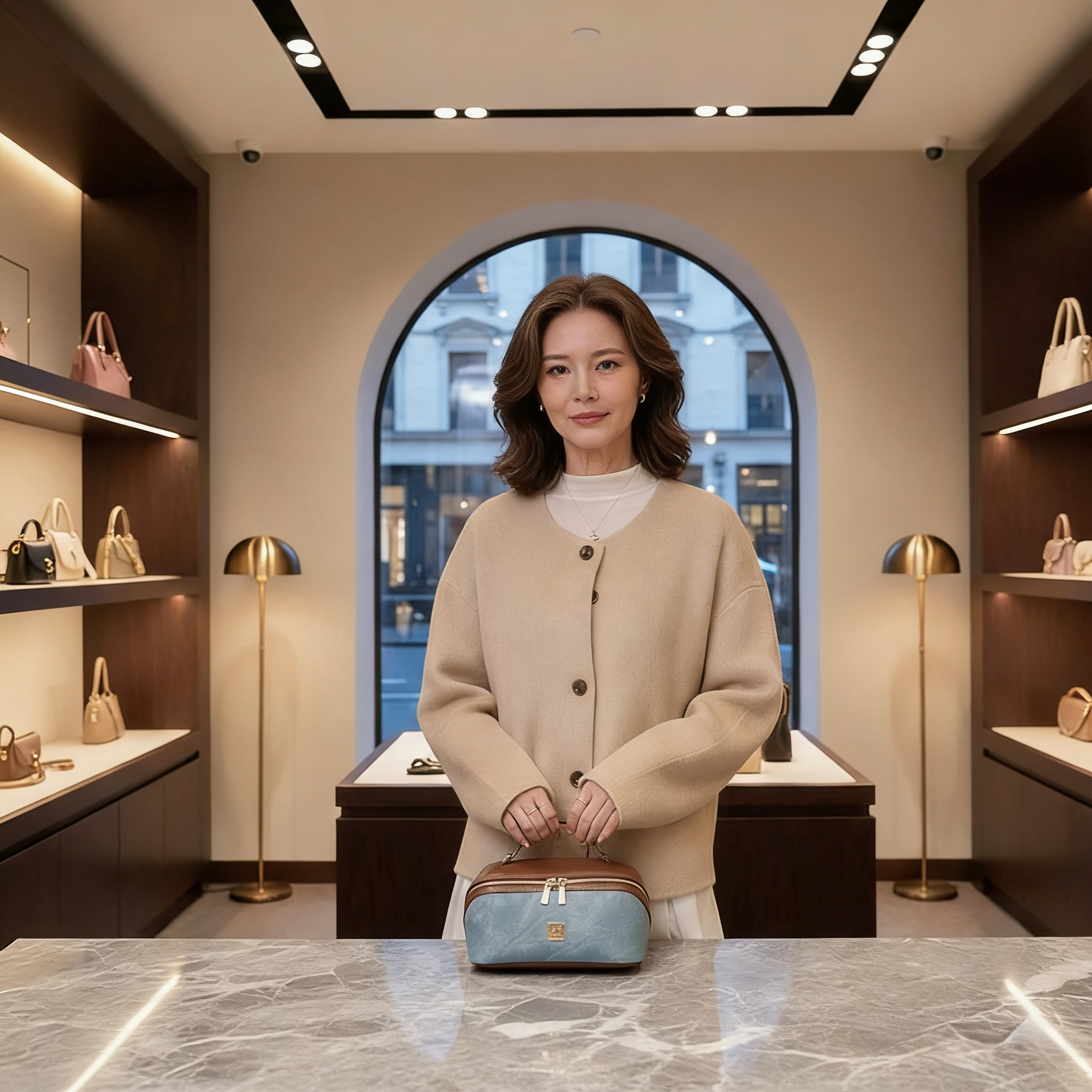 Elegant Travel Vanity Case – Spacious, Waterproof & Effortlessly Chic