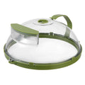 Microwave Splatter Cover with Steam Vent & Anti-Burn Handle