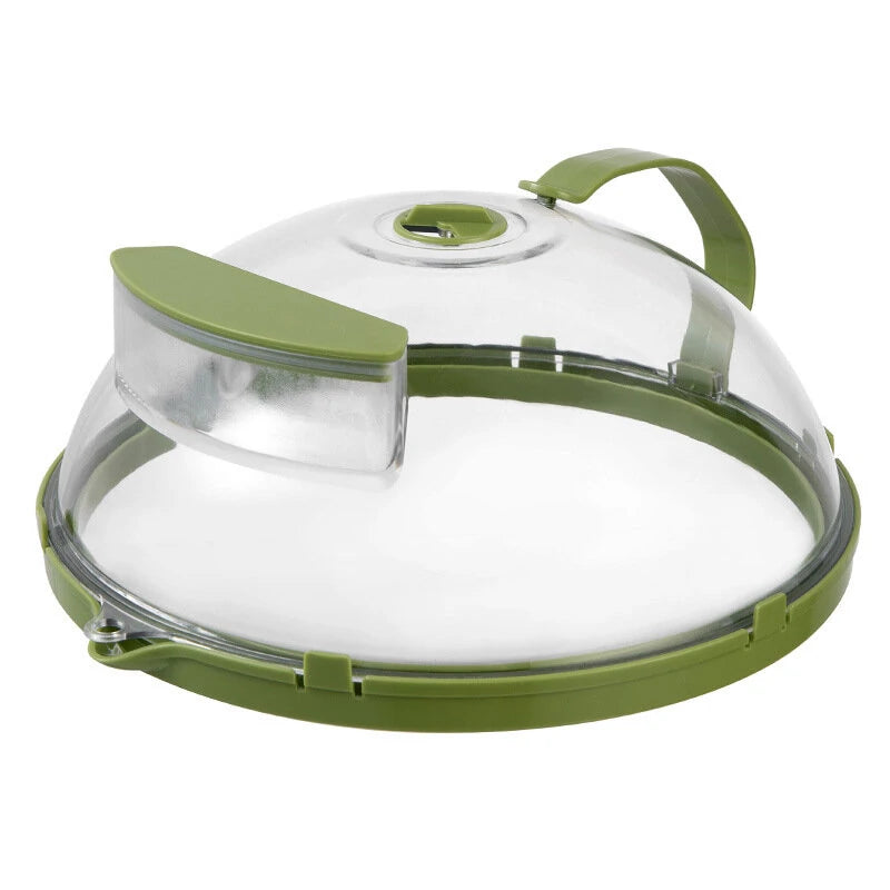 Microwave Splatter Cover with Steam Vent & Anti-Burn Handle