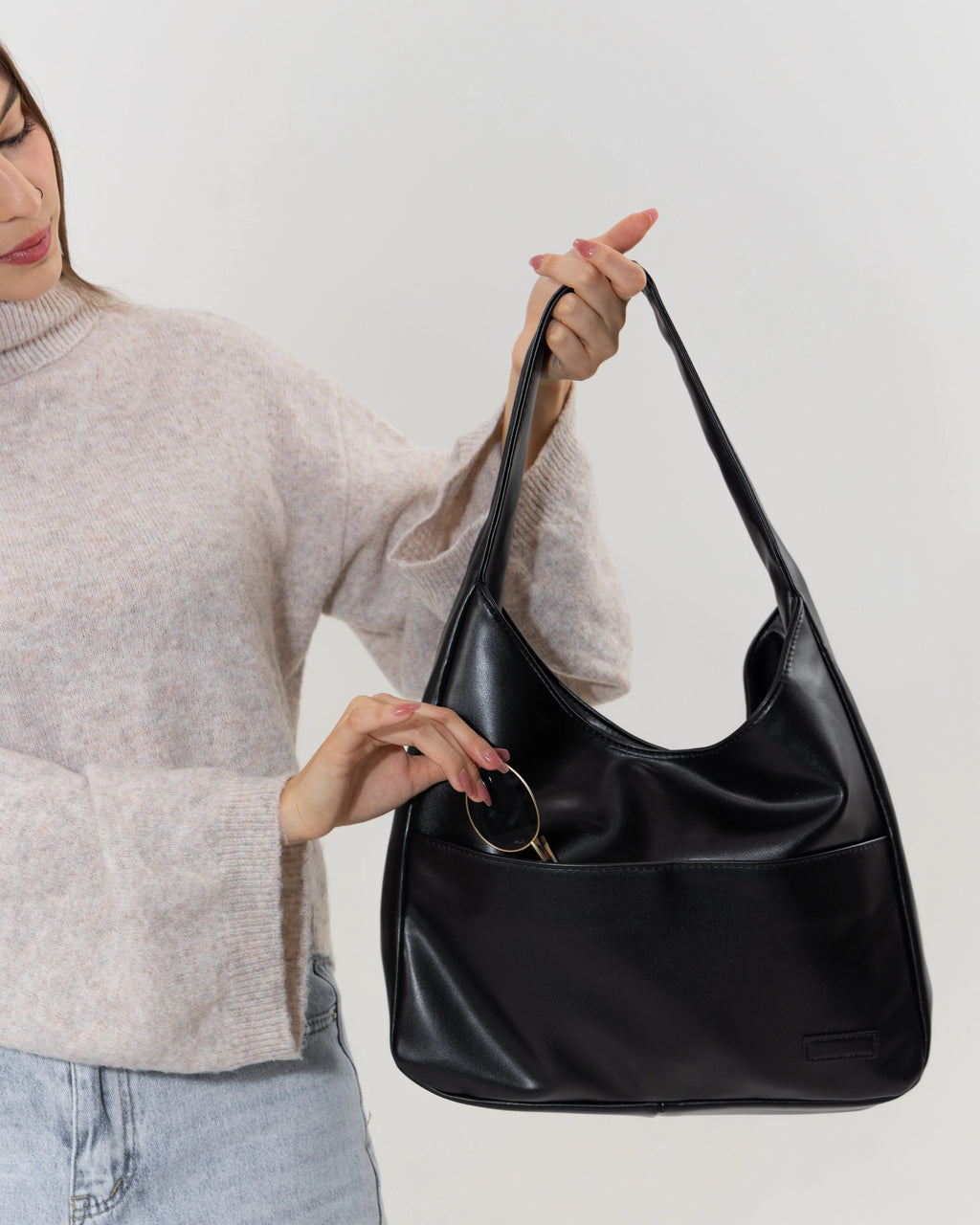 Premium PU Leather Tote Bag – Stylish, Spacious, and Durable