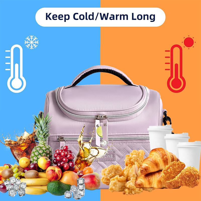 2.11-Gallon Durable Oxford Cloth Lunch Bag – Aluminum Foil Insulated Lunch Bag