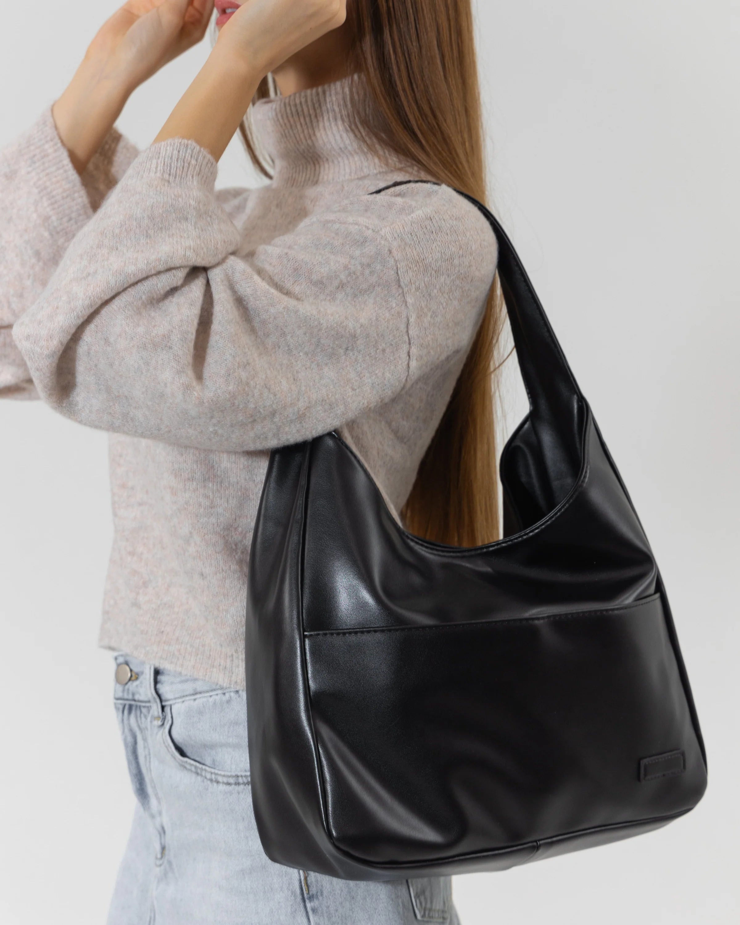Premium PU Leather Tote Bag – Stylish, Spacious, and Durable