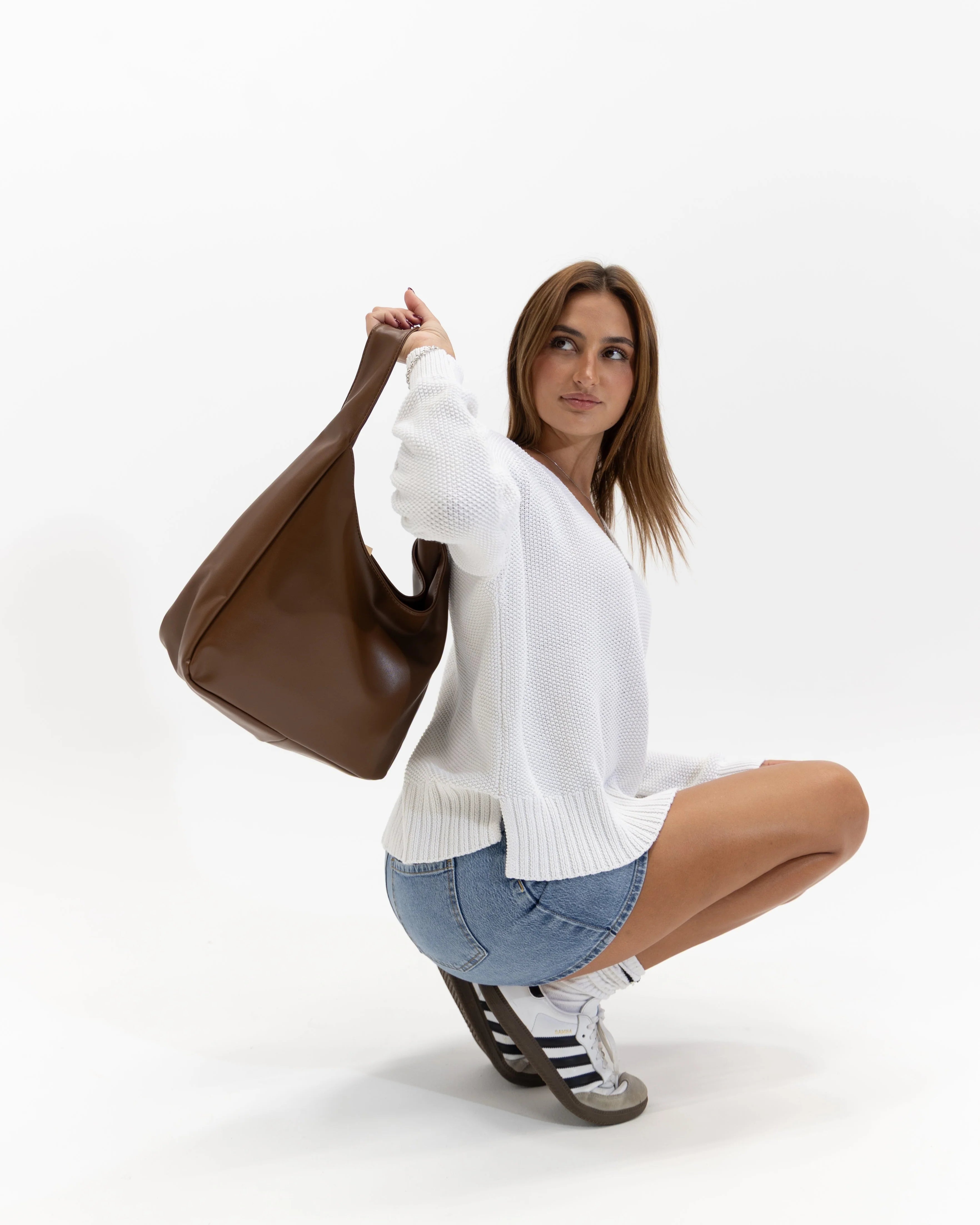 Premium PU Leather Tote Bag – Stylish, Spacious, and Durable