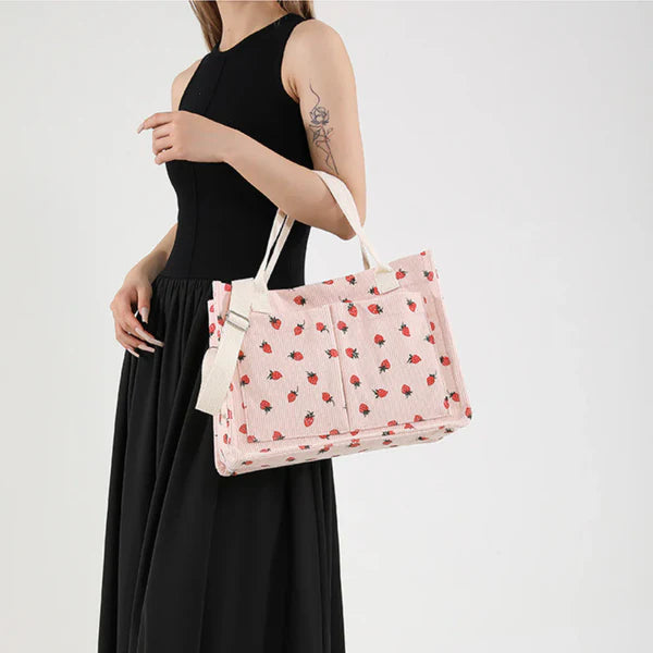 Oversized Printed Tote Bag