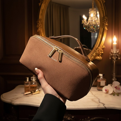 Elegant Large-Capacity Travel Makeup Bag – Chic & Organized On the Go