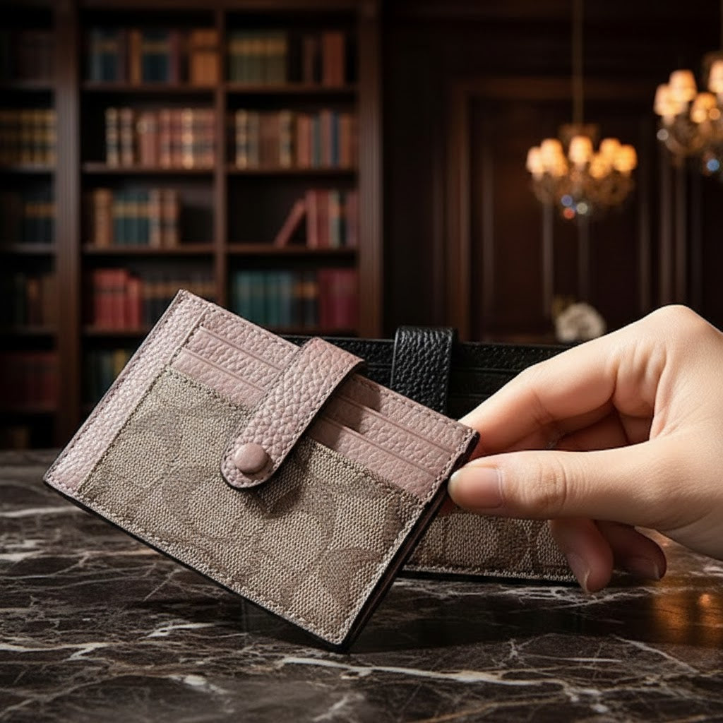 Refined Leather Card Case – Ultra Slim, Elegant & Everyday Ready