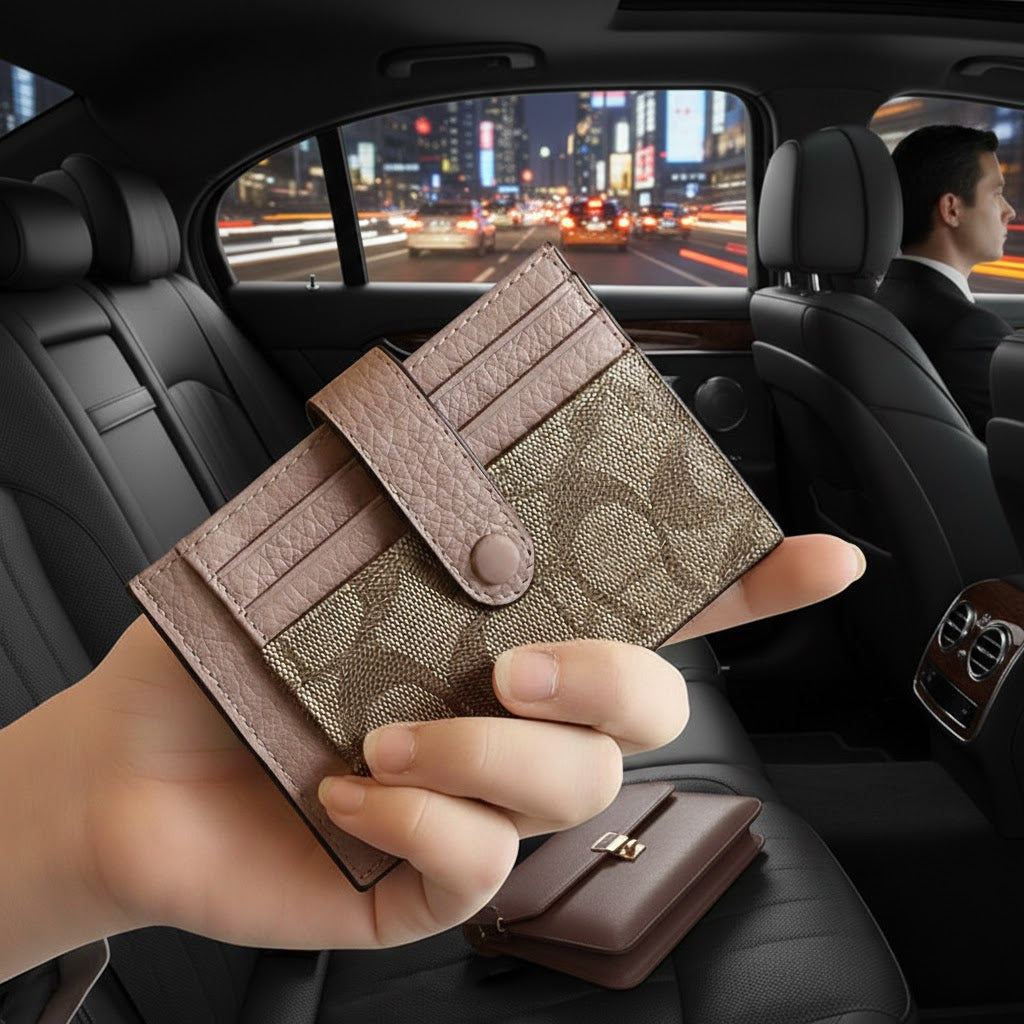 Refined Leather Card Case – Ultra Slim, Elegant & Everyday Ready