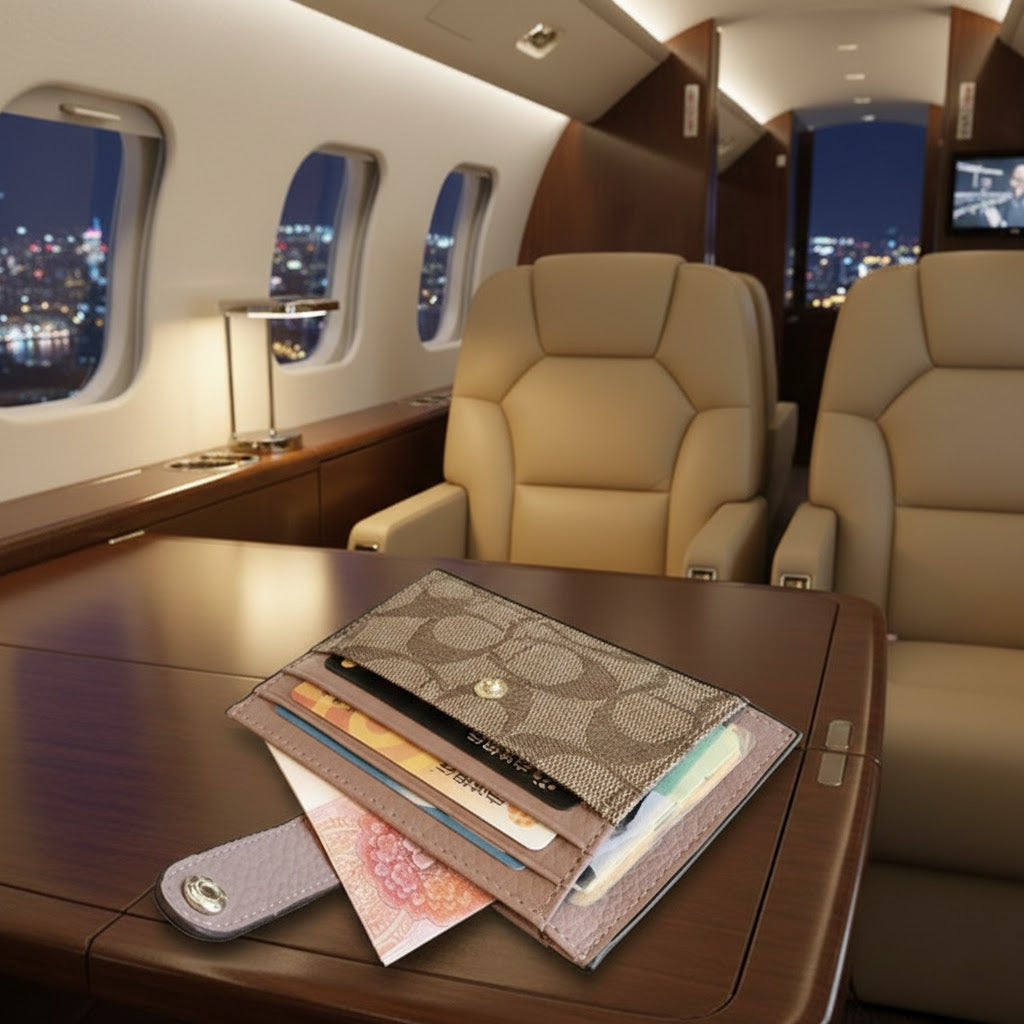 Refined Leather Card Case – Ultra Slim, Elegant & Everyday Ready