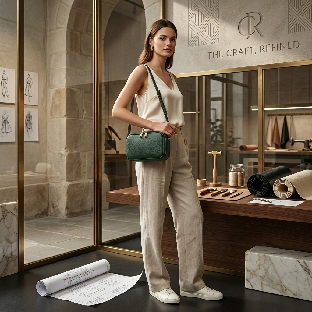 👜✨ Stylish Double-Zip Crossbody Bag | Versatile Leather Small Shoulder Bag