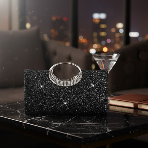 Radiant Crystal Evening Clutch – Timeless Glamour for Unforgettable Nights