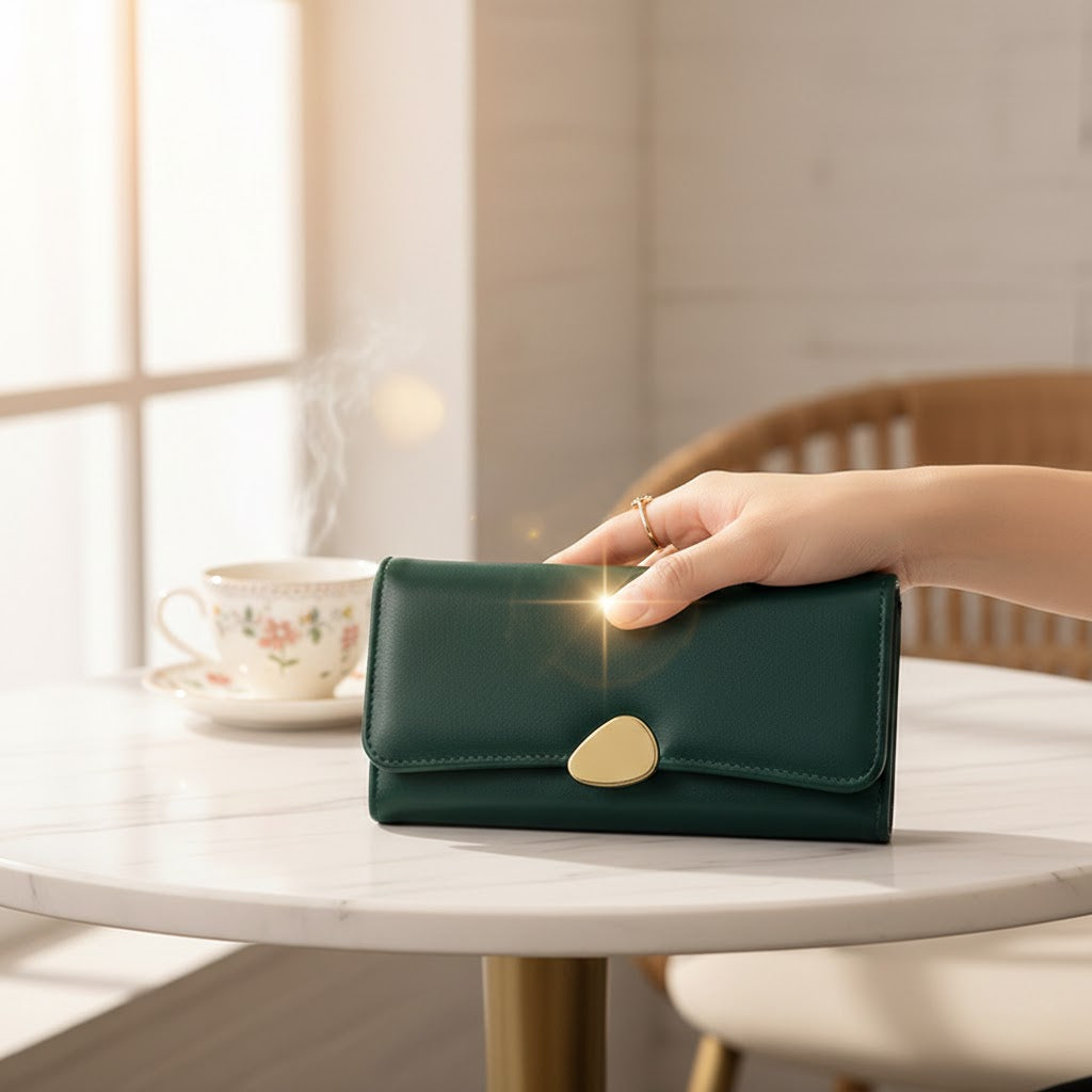 Timeless Tri-Fold Leather Wallet – Elegant & Versatile Everyday Essential